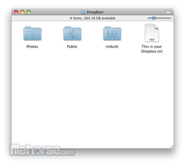 request a file in dropbox for mac